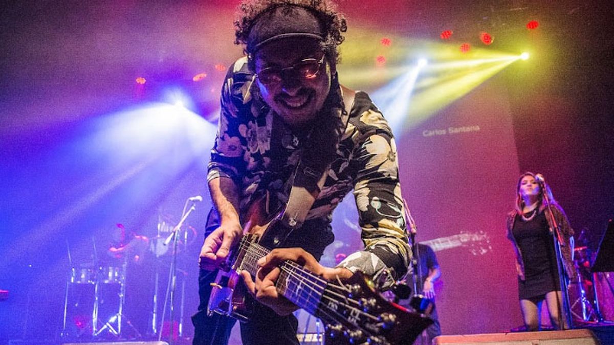 Ricardo Rulo Fimiani y Soledad Sosa forman parte de Supernatural, el show homenaje a Santana. FOTO: ÁNGEL CASTRO.