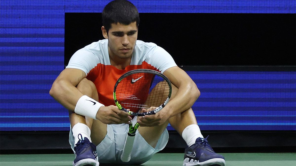 Carlos Alcaraz no tuvo el rendimiento esperado en su estreno en el ATP de Astana.