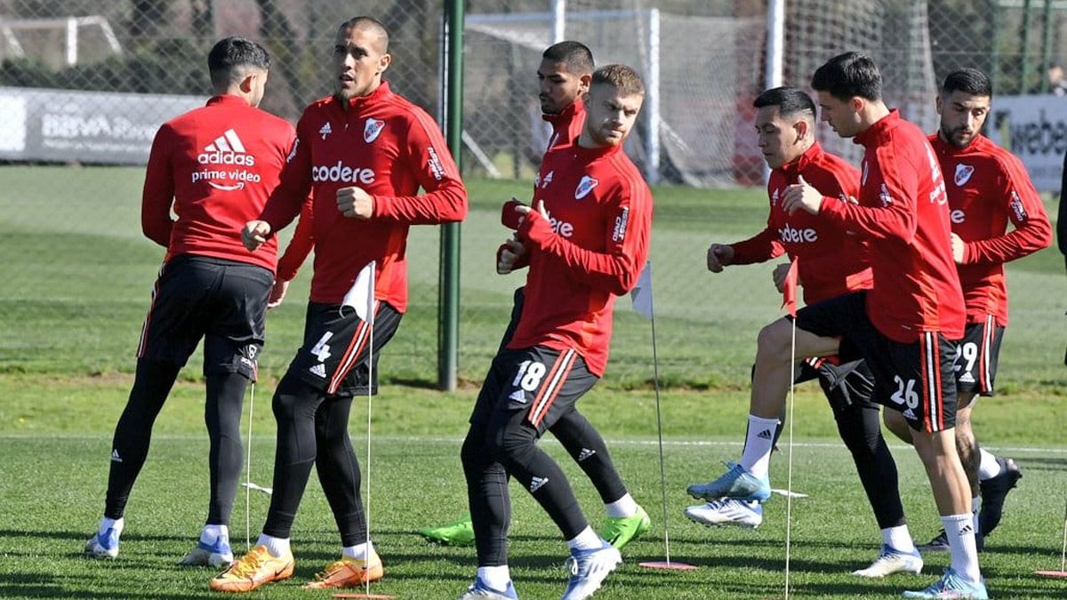 River Plate se prepara para el Superclásico del domingo ante Boca, en la Bombonera.