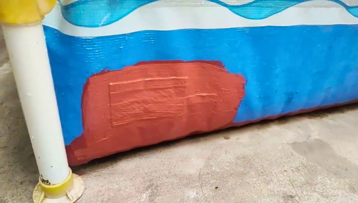 Tiene solución: cómo parchar una pileta de lona en minutos con un truco