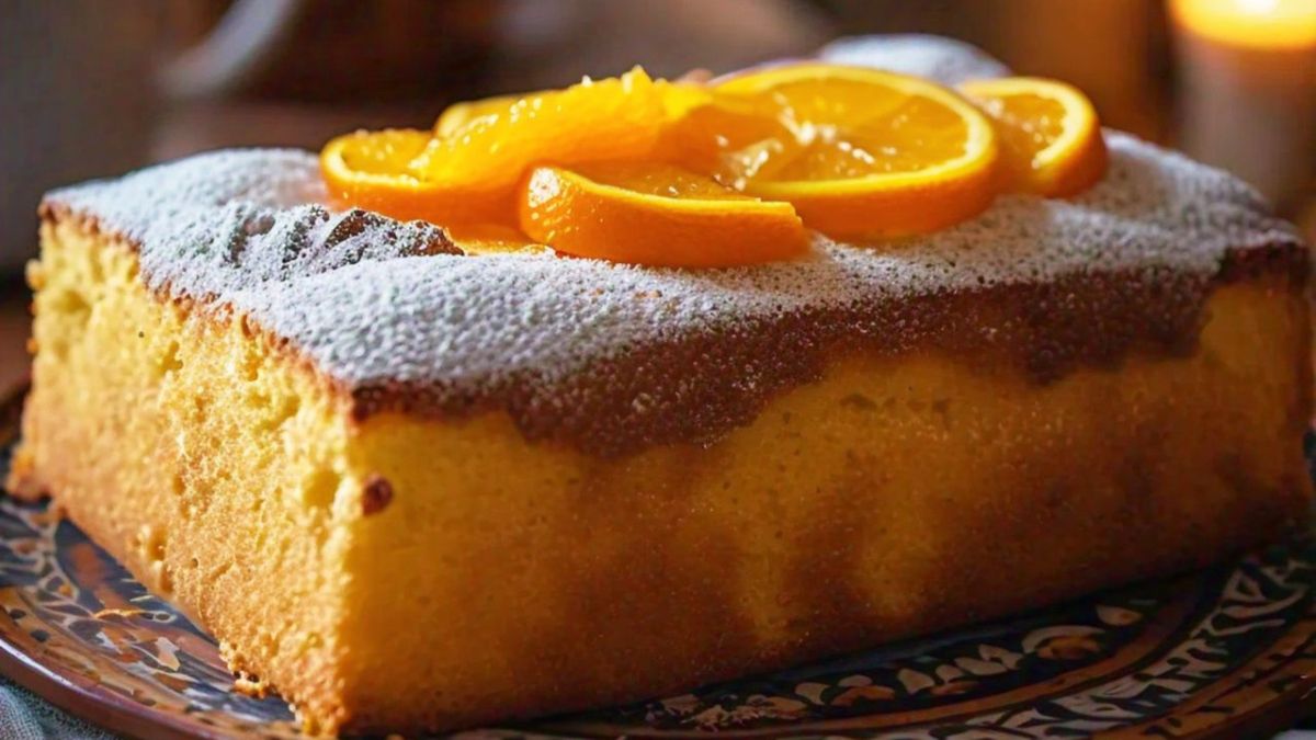 Recetas: budín de naranja húmedo y esponjoso con 5 ingredientes.