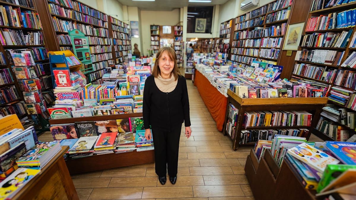 Pilar García Santos, librera de las de antes. Pilar García Santos, librera de las de antes.
