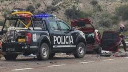 El accidente se produjo a la altura del kilómetro 1085 en la Ruta 7. El accidente se produjo a la altura del kilómetro 1085 en la Ruta 7.