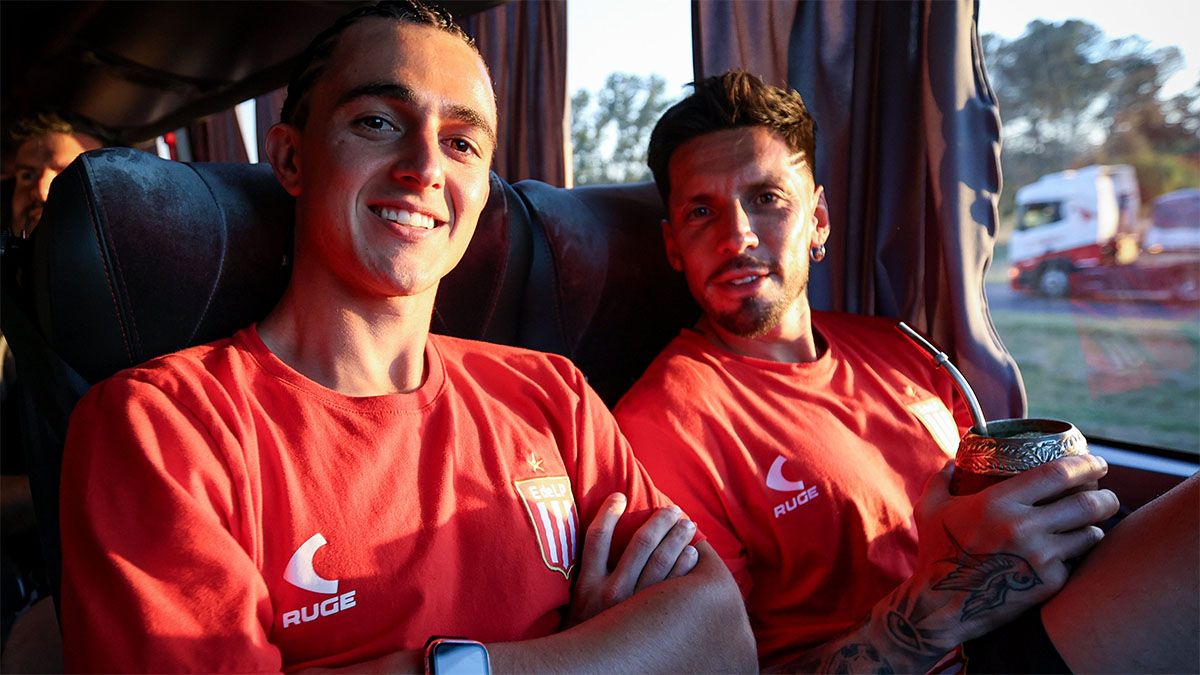 El Vasco Benedetti y Jos&eacute; Sosa, dos baluartes de Estudiantes.