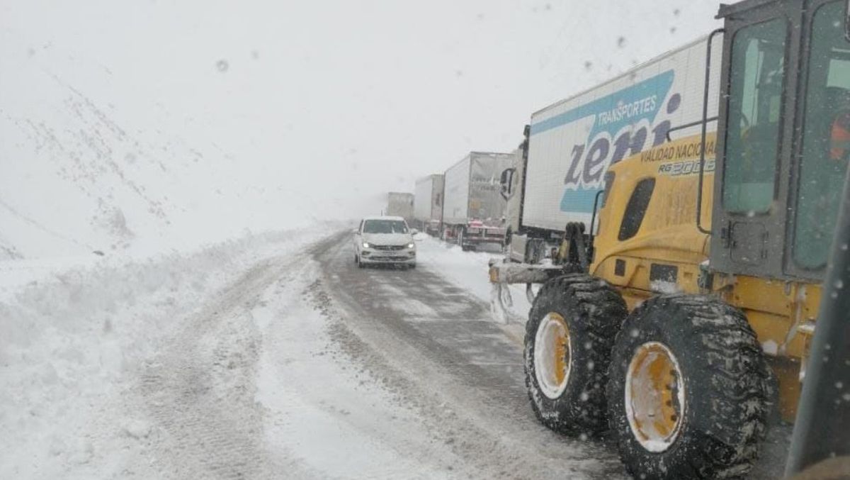 Una de las postales que se vieron el pasado fin de semana en alta montaña.