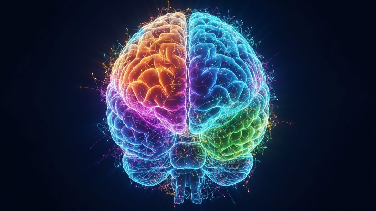 Las neuronas se conectan en el cerebro cuando resolvemos un desafío matemático. Las neuronas se conectan en el cerebro cuando resolvemos un desafío matemático.