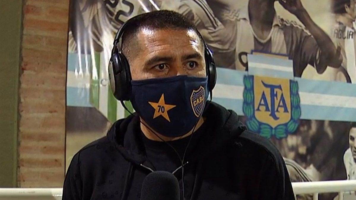 Riquelme dejó por el piso a Tinelli 