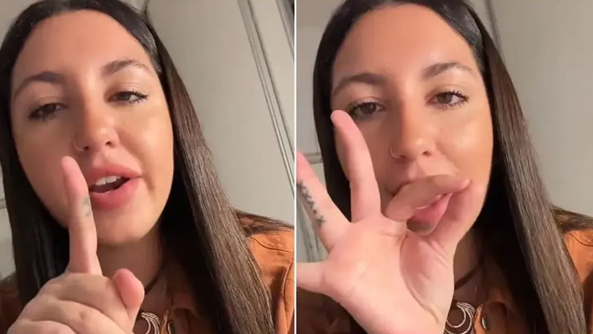 La tiktoker que contó esta historia que se volvió viral.