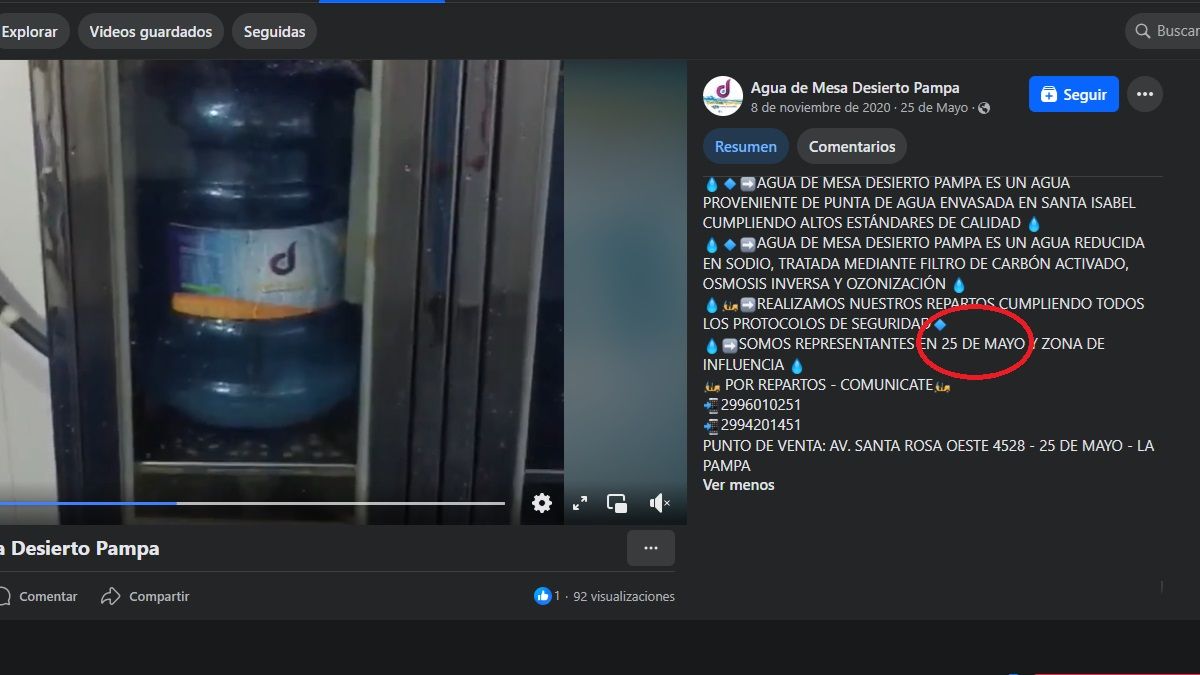 Una publicidad en Facebook de Desierto Pampa revela que son Una publicidad en Facebook de Desierto Pampa revela que son