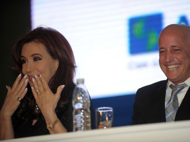 Cristina e Insaurralde en tiempos felices.