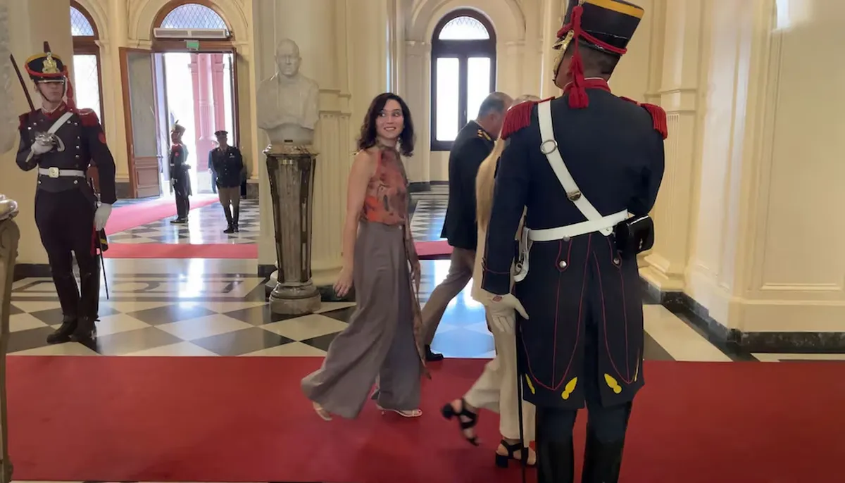 Ayuso en Casa Rosada. Ayuso en Casa Rosada. 