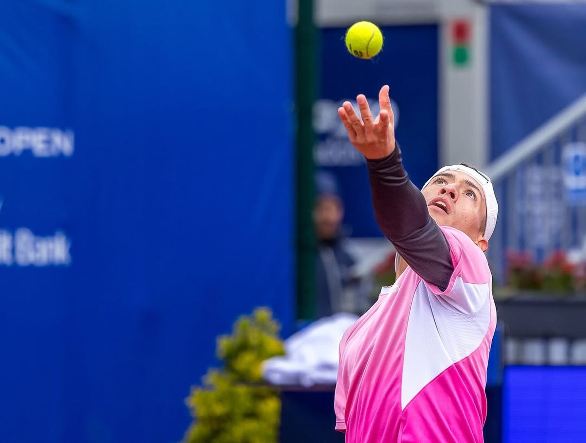 Seba Báez cayó en la final en Bucarest.