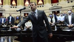 El momento del sí, juro de Lisandro Nieri flamante diputado nacional por Mendoza.