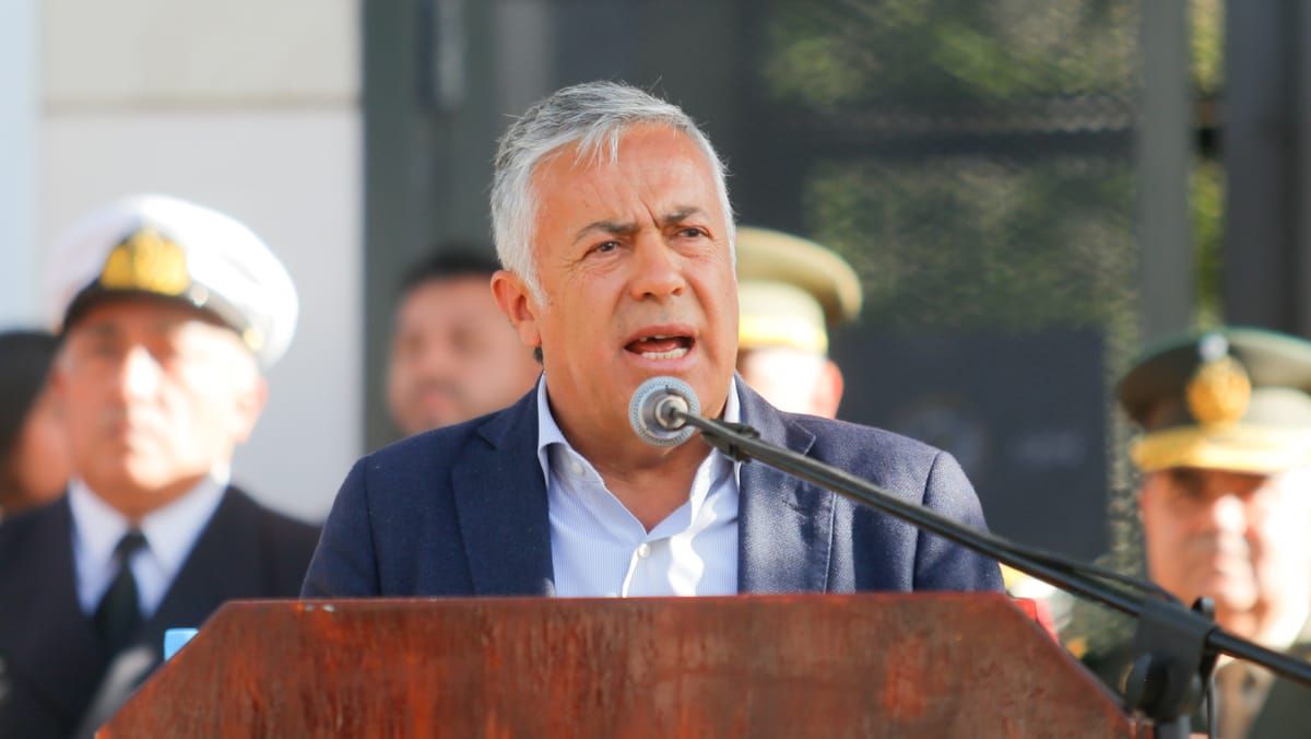 El gobernador Alfredo Cornejo.