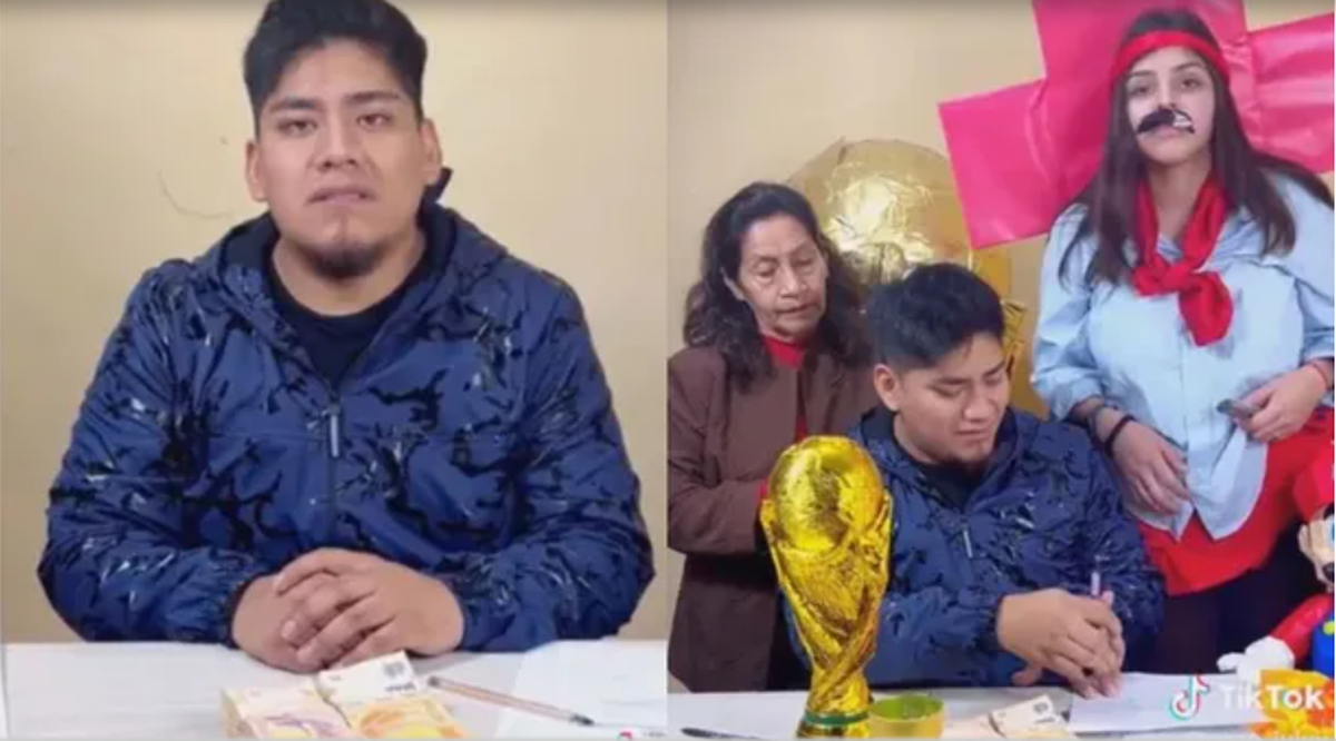 Cosa de locos. Un joven mostró el drama de los alquileres en TikTok y se volvió viral.