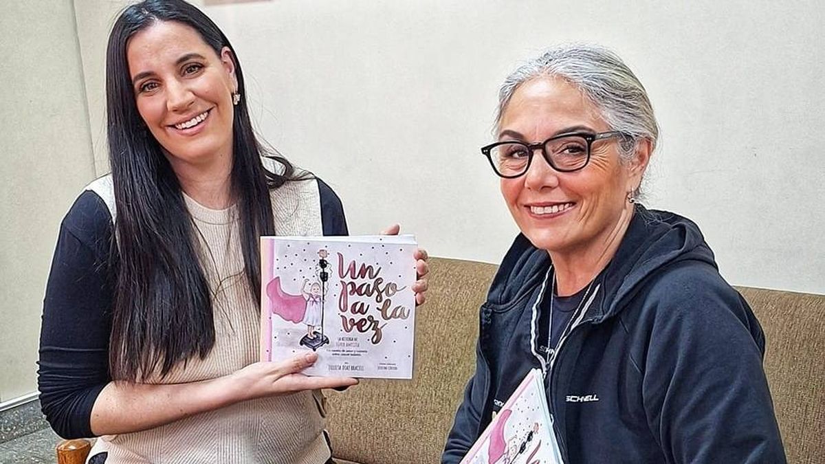 Julieta Díaz Braceli y Laura Piovano, directora del Hospital Notti. Julieta Díaz Braceli y Laura Piovano, directora del Hospital Notti.