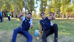 Los hinchas de la Lepra coparon el Parque.
