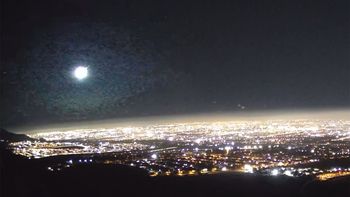 Cayó un meteorito en la cordillera: los videos del hecho que asustó a los mendocinos