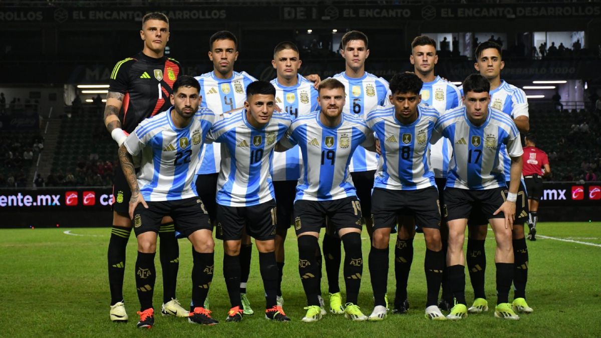 La Selección argentina Sub 23 tuvo un buen ensayo y le ganó 4 a 2 a su par  de México
