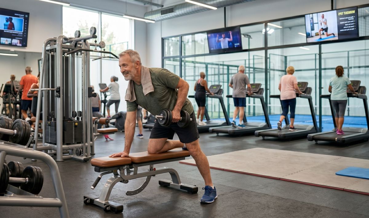 El estudio determinó por qué es más difícil recuperar musculatura con el paso del tiempo. Imagen generada por IA