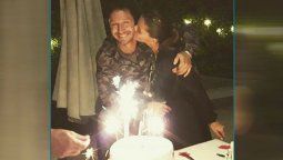 La China Suárez le festejó el cumpleaños a Vicuña: La magia existe