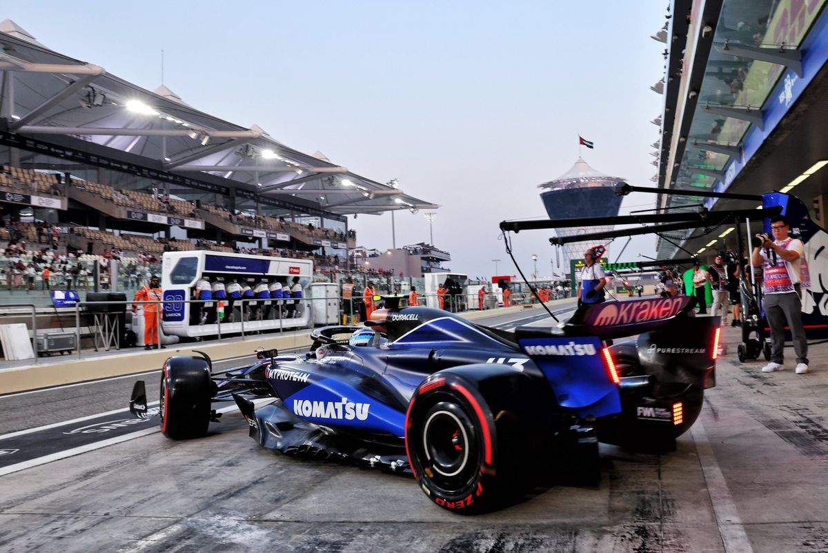 Franco Colapinto inició la actividad de la jornada en el GP de Abu Dhabi de Fórmula 1. Franco Colapinto inició la actividad de la jornada en el GP de Abu Dhabi de Fórmula 1.