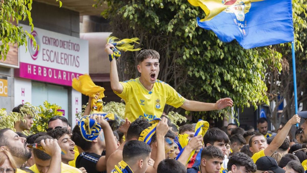 Las Palmas están más abajo que arriba.