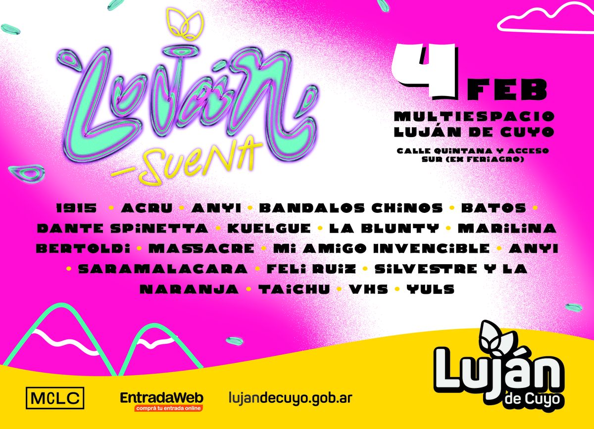 Vuelve Luján Suena, el festival de música que tendrá 17 bandas en vivo
