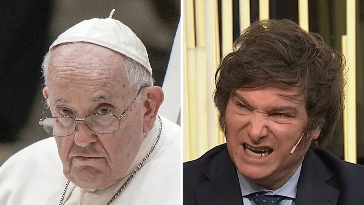 El papa Francisco fue atacado por Javier Milei quien le dedicó insultos y fuertes críticas.