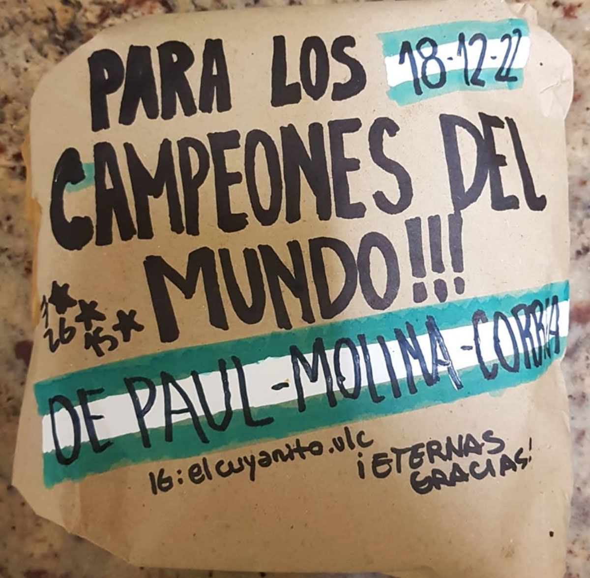 El regalo de los Alaniz para los campeones del mundo