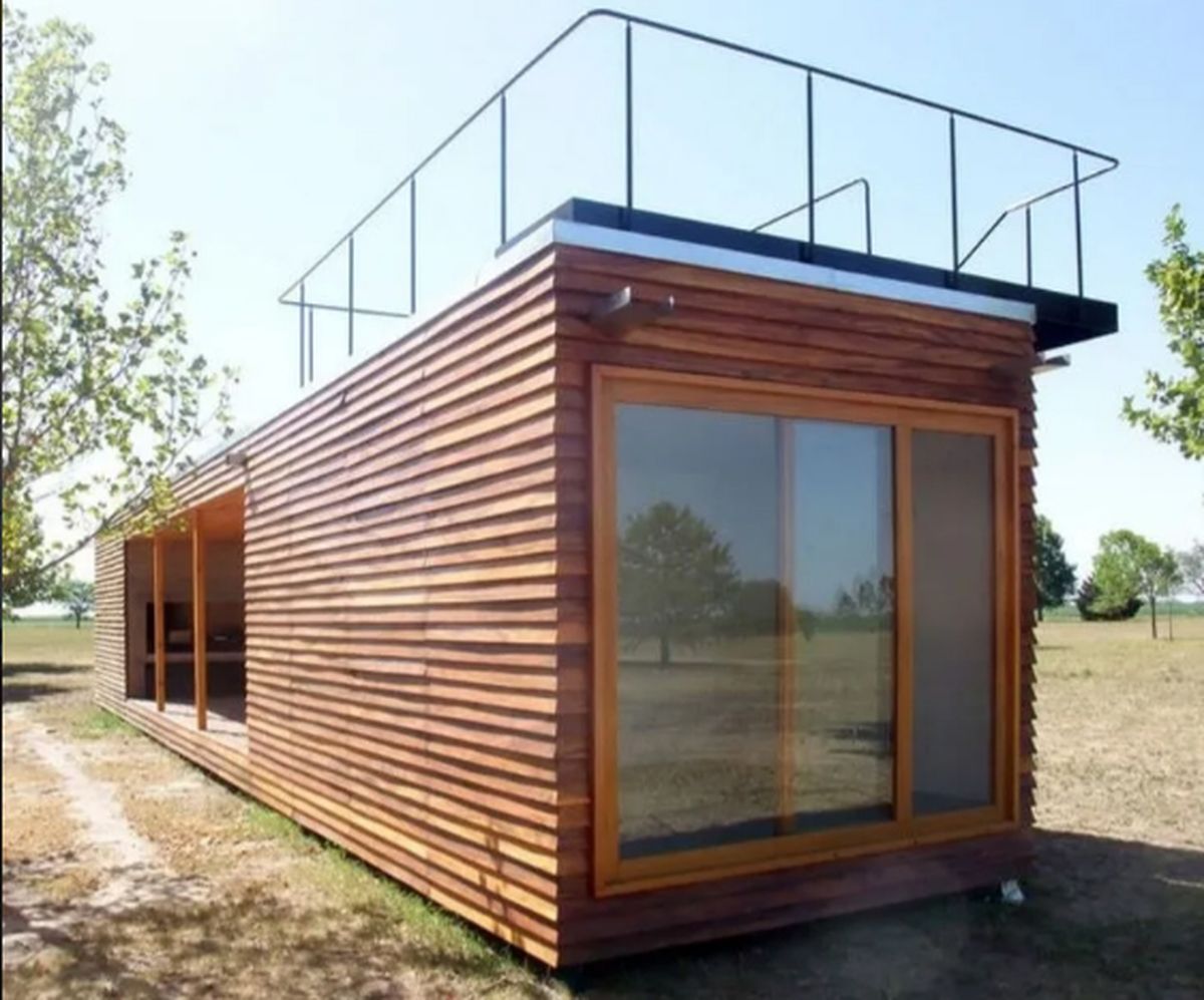 La casa prefabricada que venden en Mercado Libre tiene 30 m2.