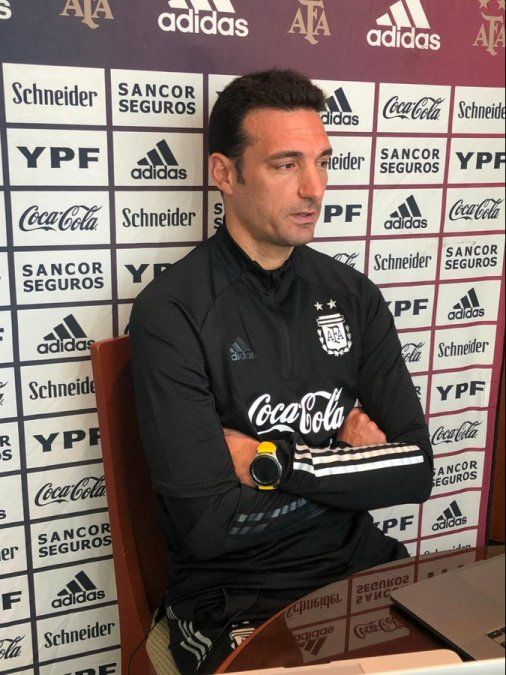 Lionel Scaloni espera el partido de la Selección en Bolivia.