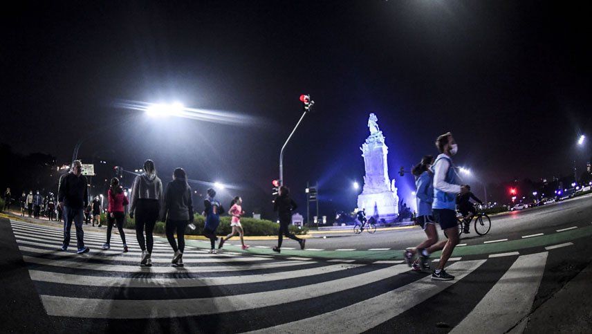 Aluvión de runners en Palermo, en plena cuarentena: qué cambios planea el Gobierno de CABA