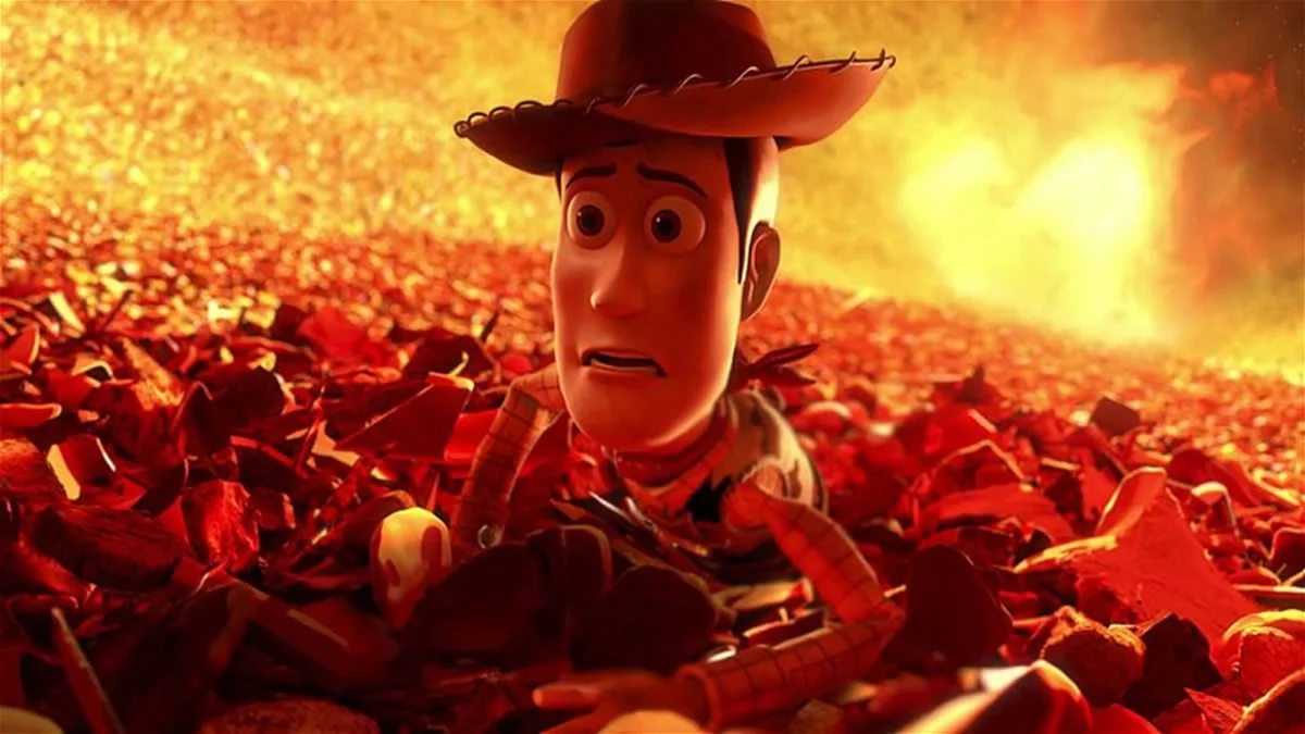 El verdadero final de la tercera película de Toy Story. El verdadero final de la tercera película de Toy Story.