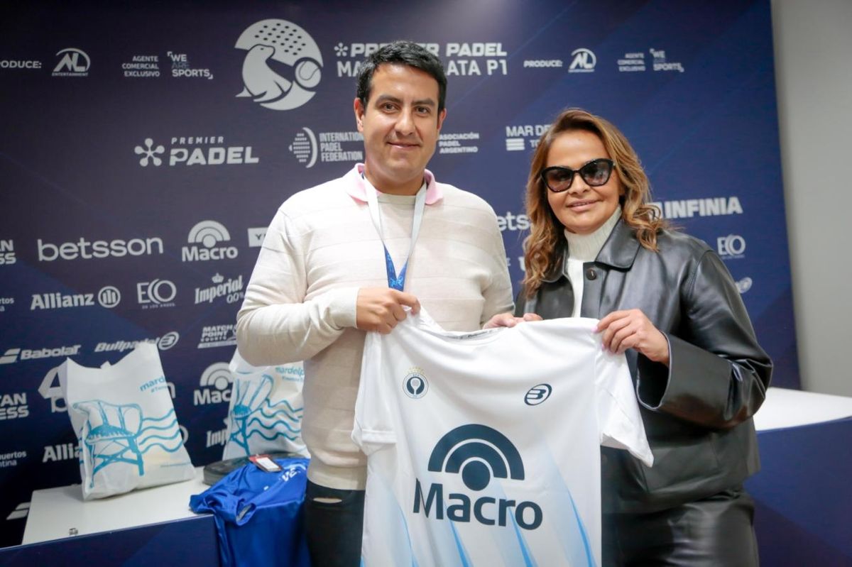 Brito en Mar del Plata junto a la princesa de Qatar. Brito en Mar del Plata junto a la princesa de Qatar.