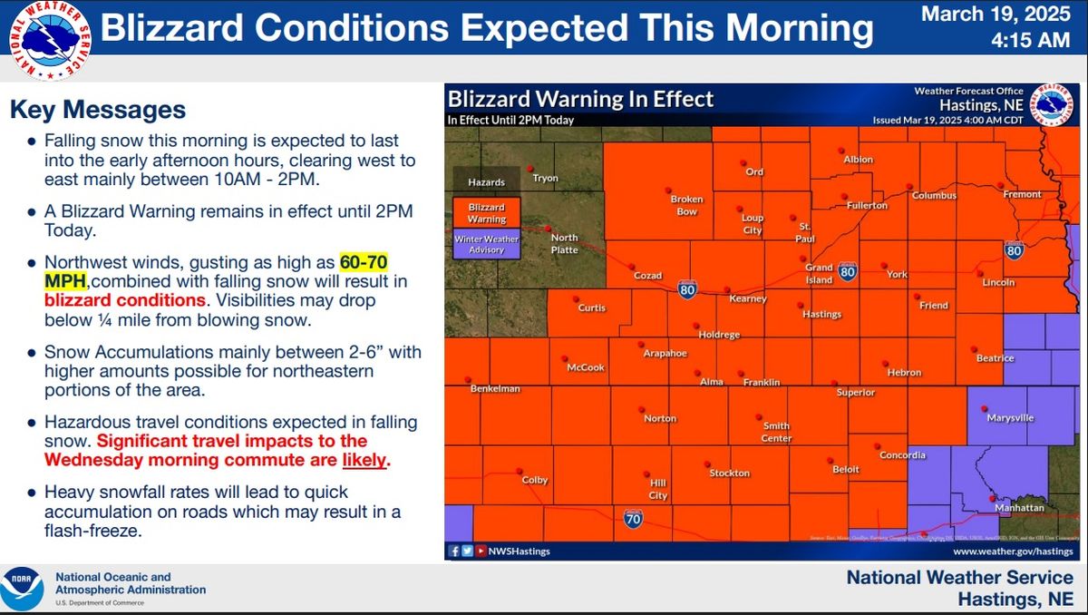 Estas son las áreas afectadas por la tormenta de nieve Estas son las áreas afectadas por la tormenta de nieve