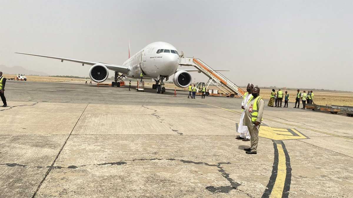 Nigeria recibió este martes cerca de 4 millones de dosis de vacunas contra el coronavirus financiadas por el mecanismo auspiciado por la ONU. Foto: Gentileza guardian.ng