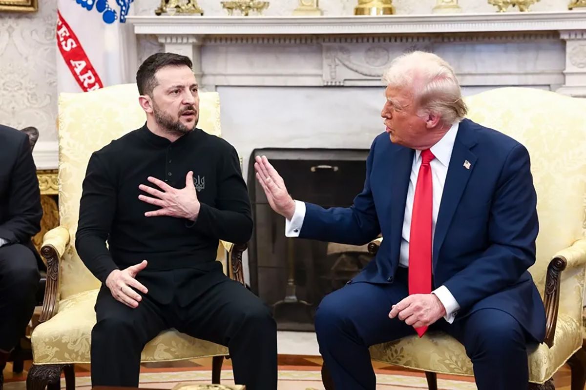 Volod&iacute;mir Zelenski y Donald Trump, son dos de los confirmados que viajar&aacute;n a Roma para el funeral del papa Francisco. Cr&eacute;dito: EFE/EPA/Jim Lo Scalzo.