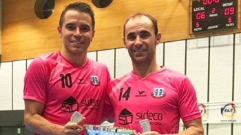 Javier Saviola es goleador, figura y campeón en el futsal europeo