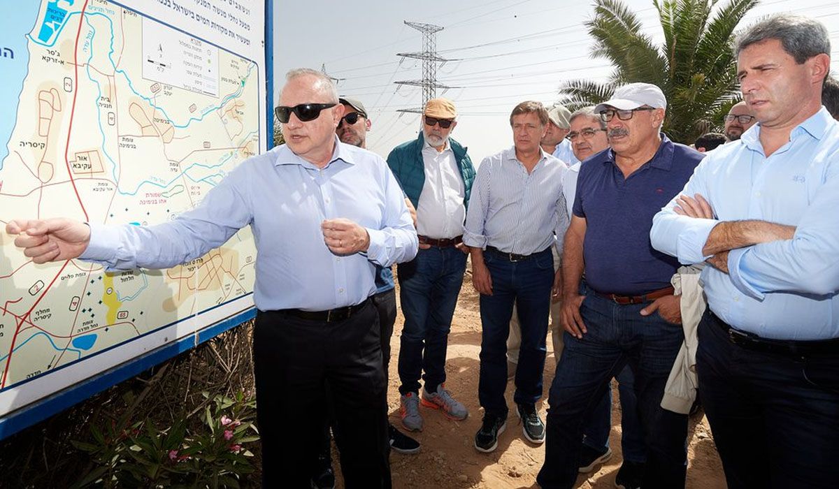Suarez y Uñac integraron el grupo de gobernadores que viajaron a Israel invitados por el ministro del Interior, Eduardo Wado De Pedro, para aprender de la política hídrica de aquel país. 