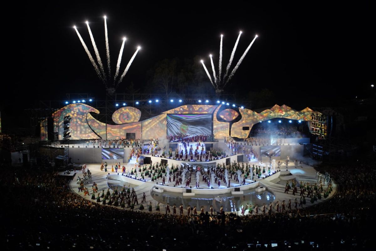 Final con malambo y Marcha de la Vendimia.