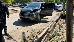 Una intensa persecución terminó con tres detenidos y una camioneta llena de dinero secuestrada. Foto: Matías Pascualetti 