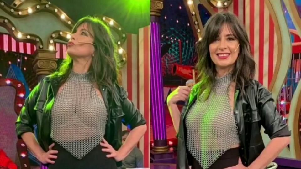 ¡Se la jugó! Edith Hermida se puso el top de Romina Malaspina y revolucionó las redes