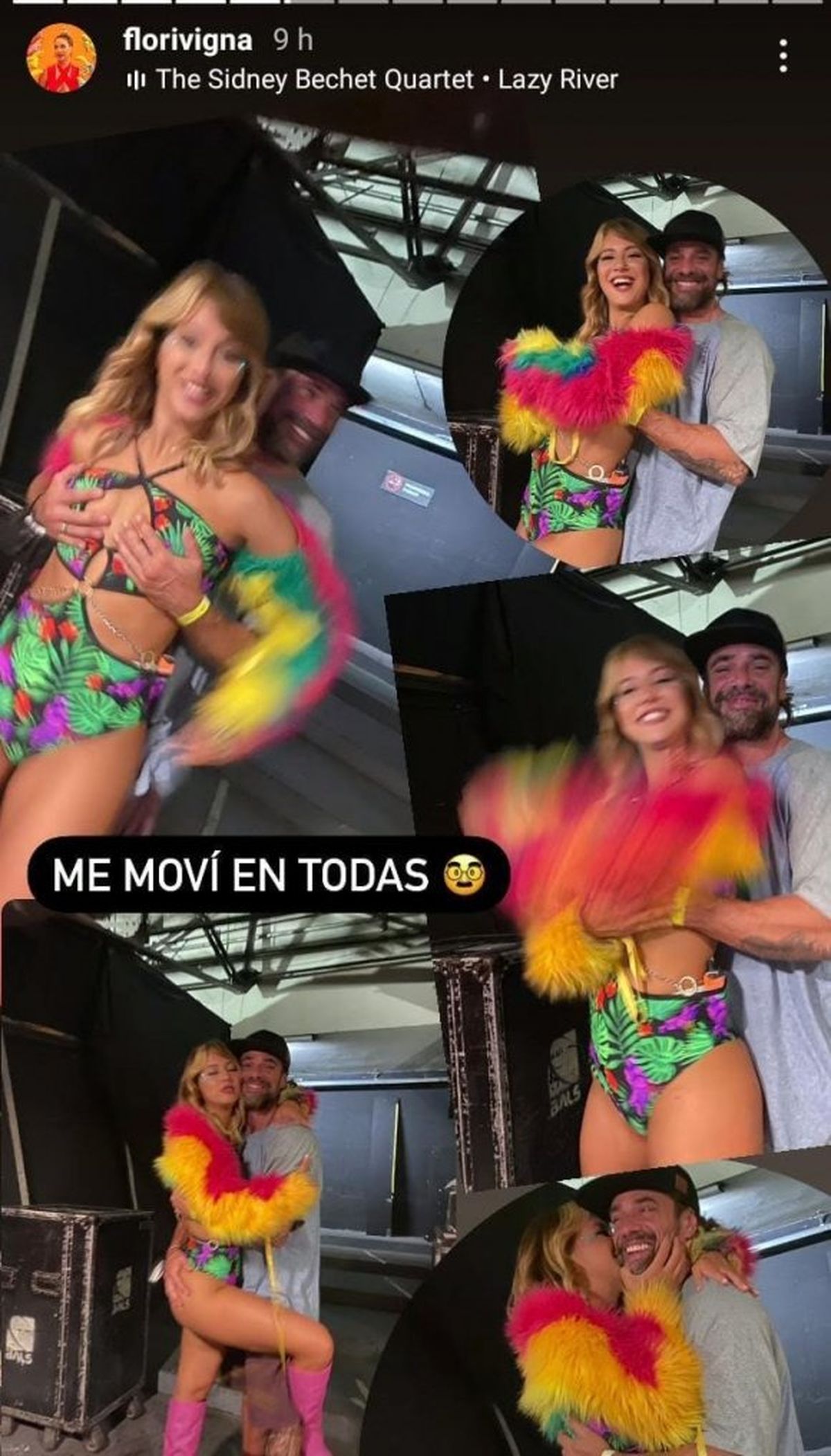 Se fotografiaron en todas las posiciones! Flor Vigna y Luciano Castro  encendidos