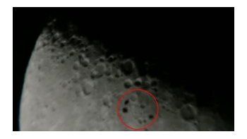 Un astrónomo aficionado grabó tres objetos voladores no identificados cerca de la Luna