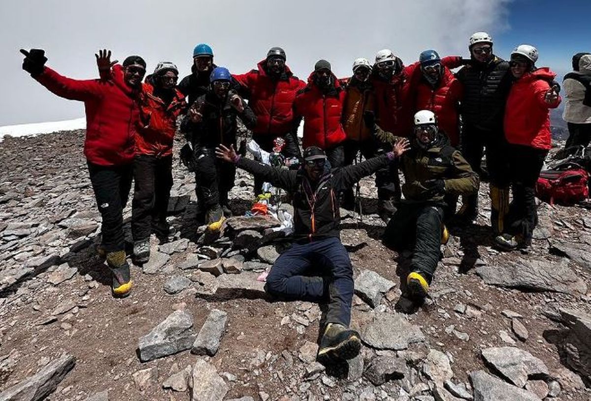 500 andinistas ya hicieron cumbre en el Aconcagua. Foto gentileza Grajales Expediciones.