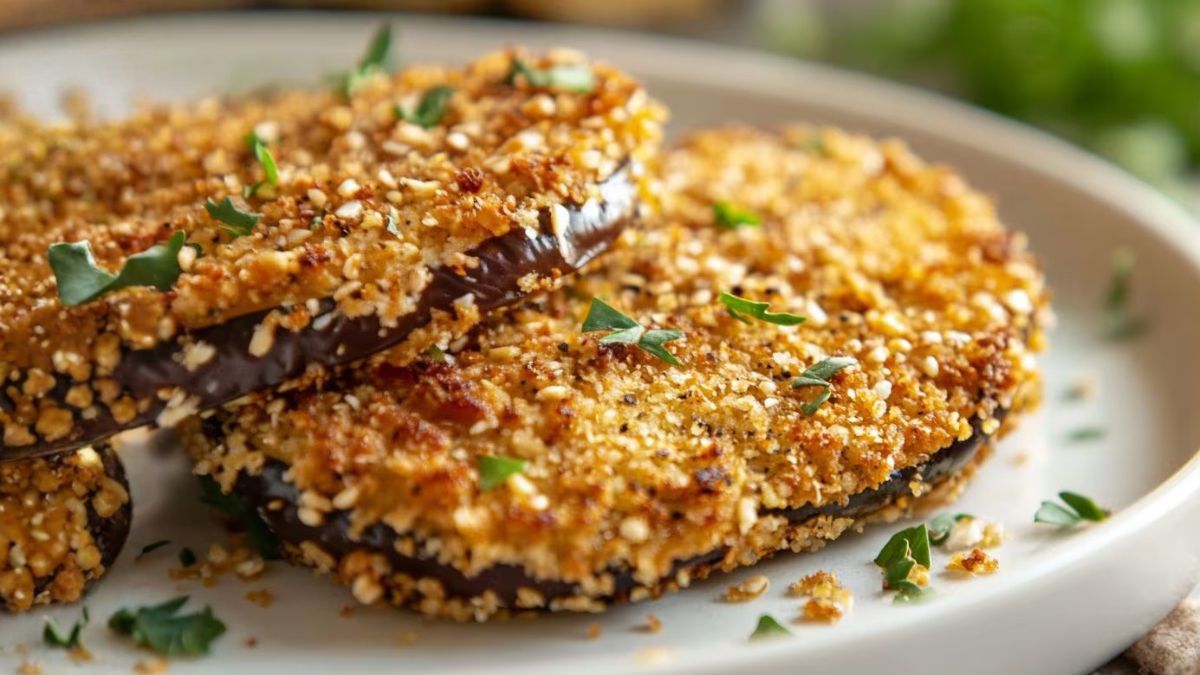 Dieta sin fritura: milanesas de berenjena, la receta al horno y con 6 ingredientes para bajar de peso