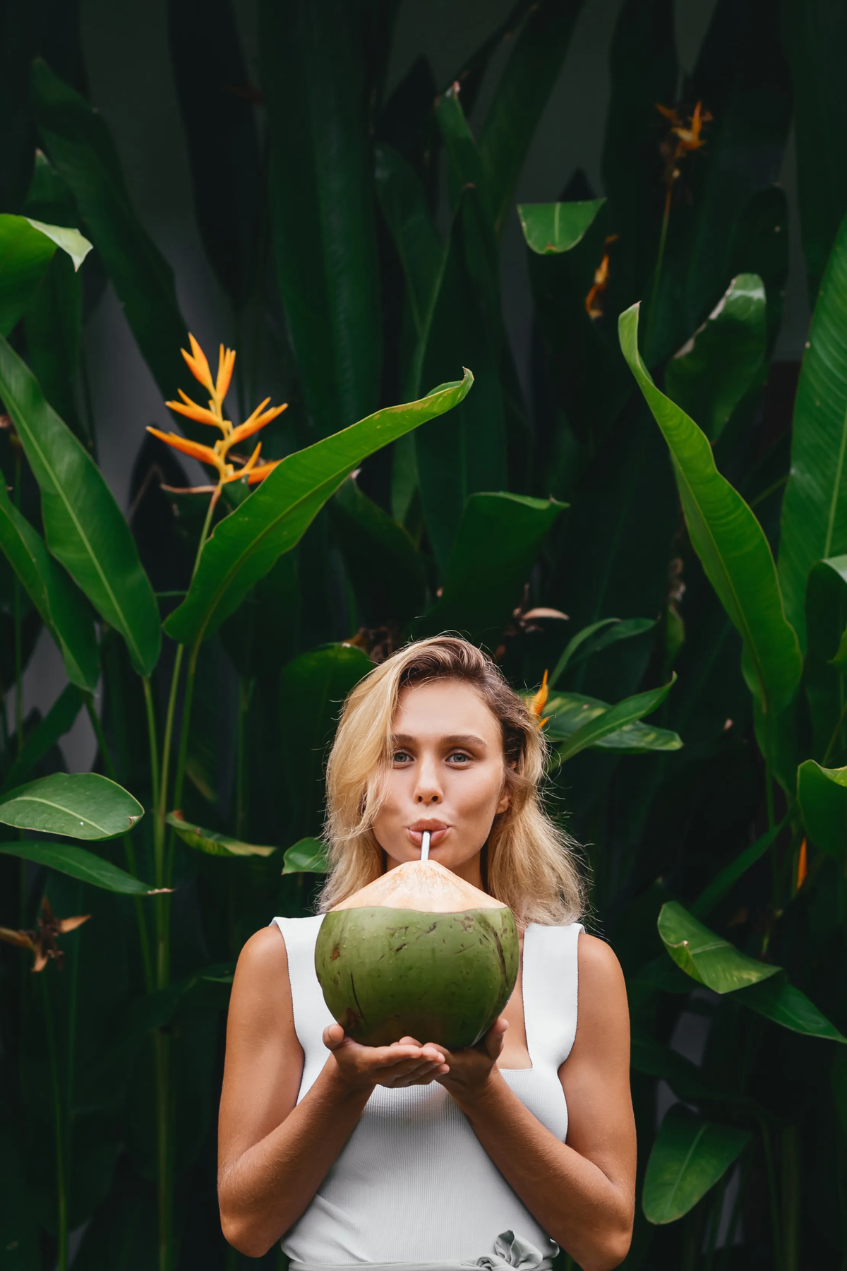 El agua de coco tiene un sabor dulce, ligero y refrescante. Imagen: Vogue El agua de coco tiene un sabor dulce, ligero y refrescante. Imagen: Vogue
