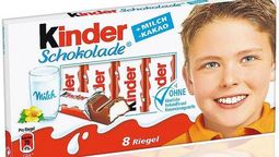 El niño del chocolate Kinder está en la infancia de todas las personas.