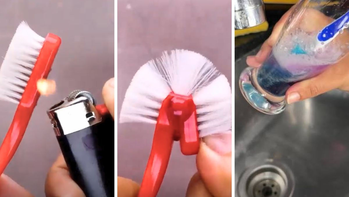 Con esta idea en menos de 5 minutos tendrás un cepillo para limpiar cualquier superficie de difícil acceso. Con esta idea en menos de 5 minutos tendrás un cepillo para limpiar cualquier superficie de difícil acceso.